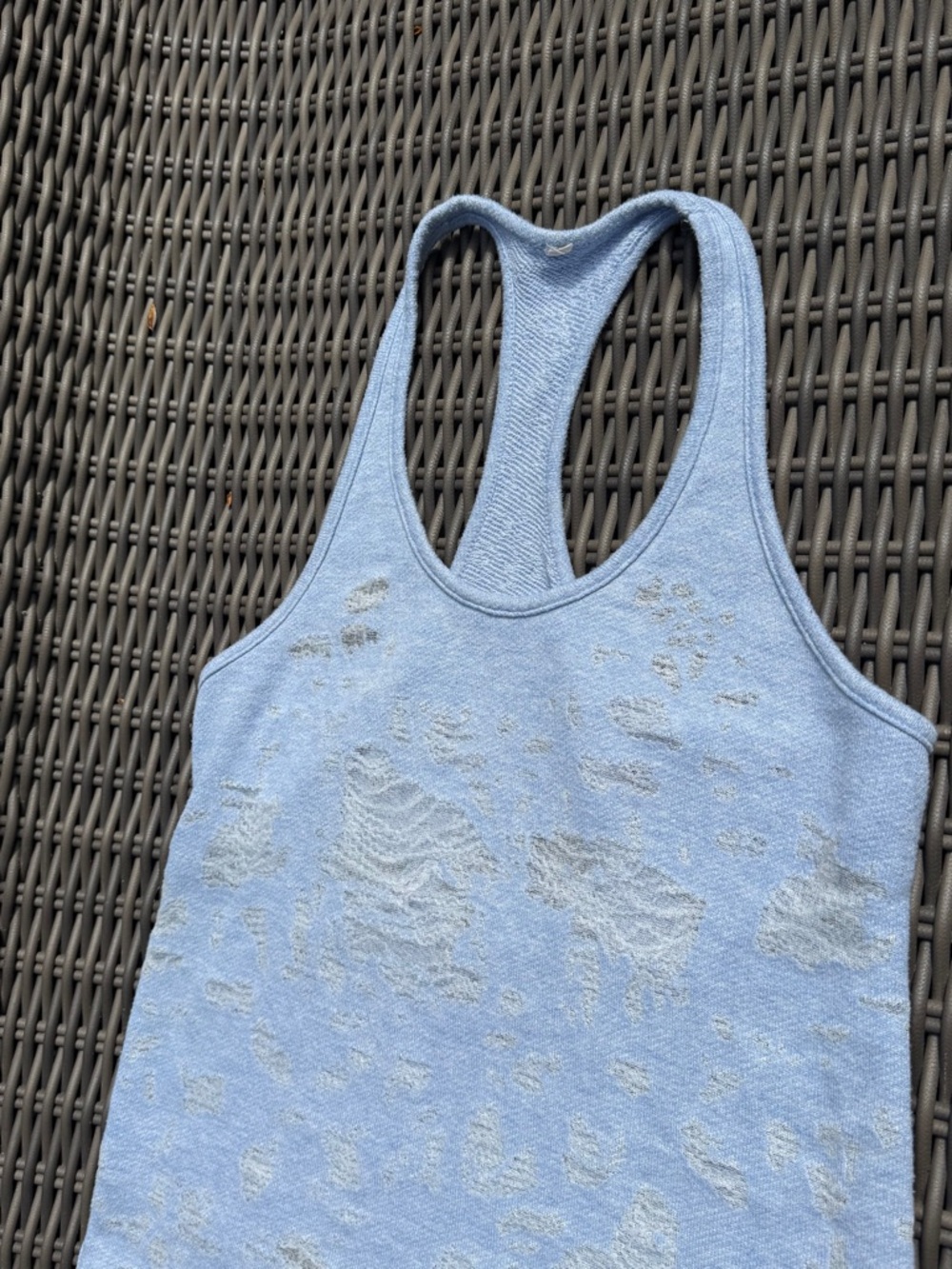 Alo Distressed Racerback Tank Top - Picture 7 of 16